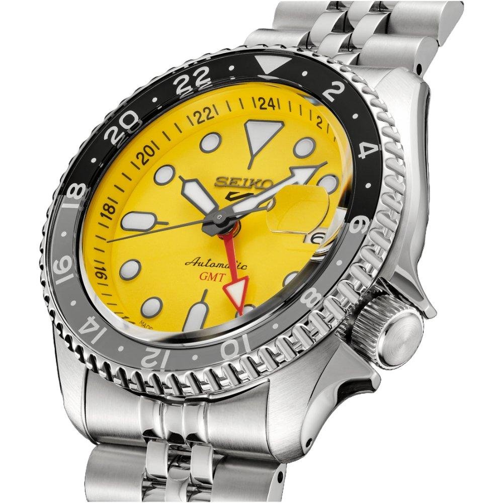 Seiko 5 Sports Yellow GMT SSK017K1-2 Seiko 5 Sports Yellow GMT SSK017K1-2